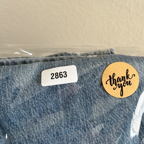 Reformation Womens High-Rise Button-Fly Liza High Straight jeans 29 - Picture 12 of 12